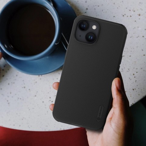 Wzmocnione etui do iPhone 15 Plus Nillkin Super Frosted Shield Pro - niebieskie Wzmocnione etui do iPhone 15 Plus Nillkin Super Frosted Shield Pro - niebieskie