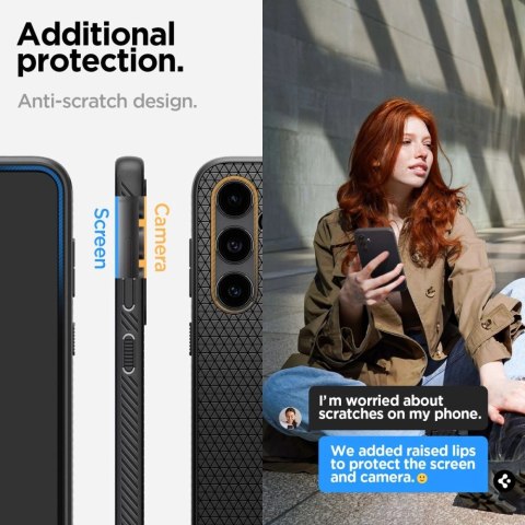 Etui Spigen Liquid Air na Samsung Galaxy S23 FE - ciemnozielone Etui Spigen Liquid Air na Samsung Galaxy S23 FE - ciemnozielone