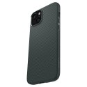Etui Spigen Liquid Air na iPhone 15 Plus - ciemnozielone