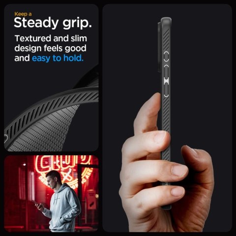 Etui Spigen Liquid Air na iPhone 15 Pro Max - czarny mat Etui Spigen Liquid Air na iPhone 15 Pro Max - czarny mat