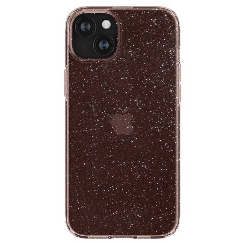 Etui Spigen Liquid Crystal Glitter na iPhone 15 Plus - różowo-przezroczyste Etui Spigen Liquid Crystal Glitter na iPhone 15 Plus - różowo-przezroczyste