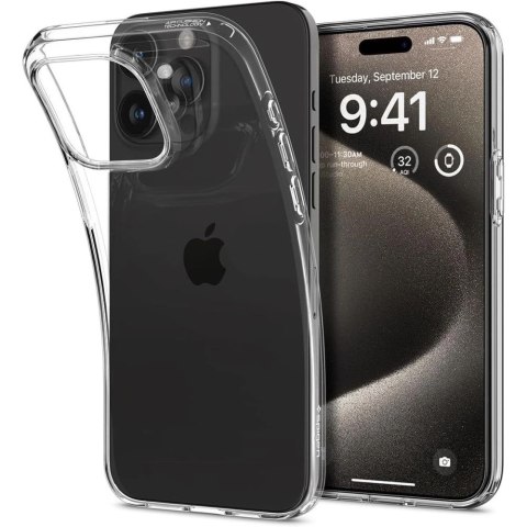 Etui Spigen Liquid Crystal na iPhone 15 Pro Max - przezroczyste Etui Spigen Liquid Crystal na iPhone 15 Pro Max - przezroczyste