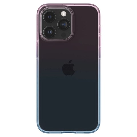 Etui Spigen Liquid Crystal na iPhone 15 Pro - różowo-niebieskie Etui Spigen Liquid Crystal na iPhone 15 Pro - różowo-niebieskie