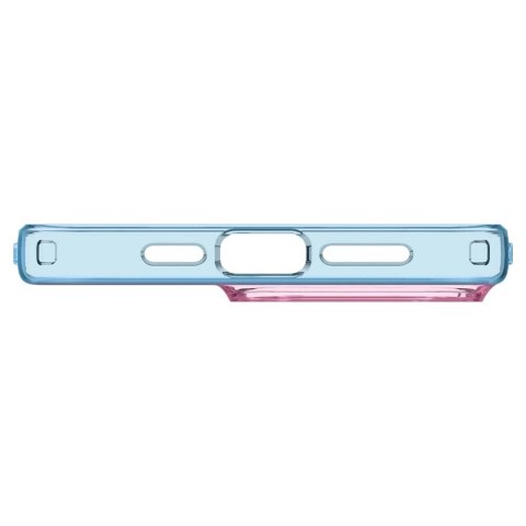 Etui Spigen Liquid Crystal na iPhone 15 Pro - różowo-niebieskie Etui Spigen Liquid Crystal na iPhone 15 Pro - różowo-niebieskie