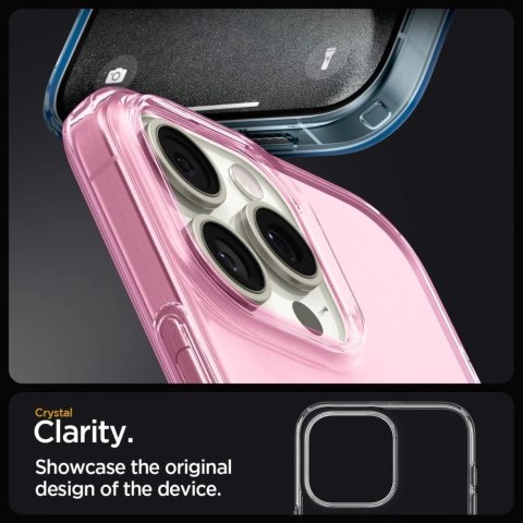 Etui Spigen Liquid Crystal na iPhone 15 Pro - różowo-niebieskie Etui Spigen Liquid Crystal na iPhone 15 Pro - różowo-niebieskie