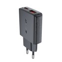 Ładowarka sieciowa Acefast A69 PD 30W GaN USB-A USB-C ultra slim- czarna