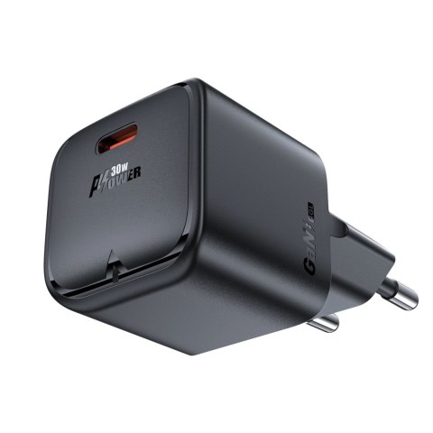 Ładowarka sieciowa Acefast A77 Mini PD 30W GaN USB-C - czarna Ładowarka sieciowa Acefast A77 Mini PD 30W GaN USB-C - czarna