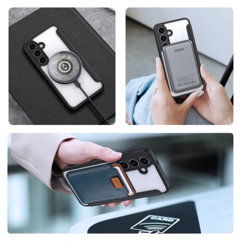 Etui Dux Ducis Skin X Pro na Samsung Galaxy S24 z MagSafe i klapką - czarne Etui Dux Ducis Skin X Pro na Samsung Galaxy S24 z MagSafe i klapką - czarne