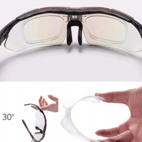 Okulary rowerowe Rockbros 10003 polaryzujące - czarne Okulary rowerowe Rockbros 10003 polaryzujące - czarne