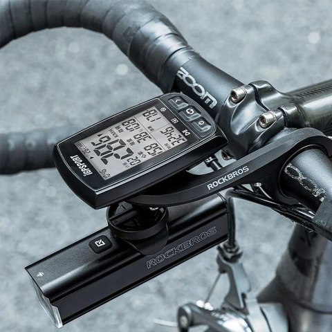 Uchwyt rowerowy Rockbros 29210012001 na licznik Garmin na kierownicę - czarny Uchwyt rowerowy Rockbros 29210012001 na licznik Garmin na kierownicę - czarny