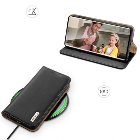 Etui Dux Ducis Hivo z klapką i blokadą RFID do Samsung Galaxy S24 Ultra - czarne Etui Dux Ducis Hivo z klapką i blokadą RFID do Samsung Galaxy S24 Ultra - czarne