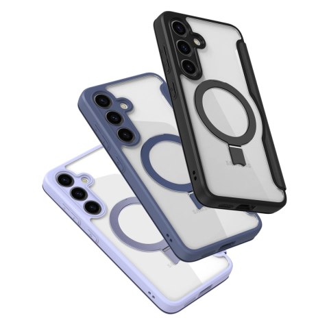 Etui Dux Ducis Skin X Pro na Samsung Galaxy S24 z MagSafe, klapką i podstawką - fioletowe Etui Dux Ducis Skin X Pro na Samsung Galaxy S24 z MagSafe, klapką i podstawką - fioletowe