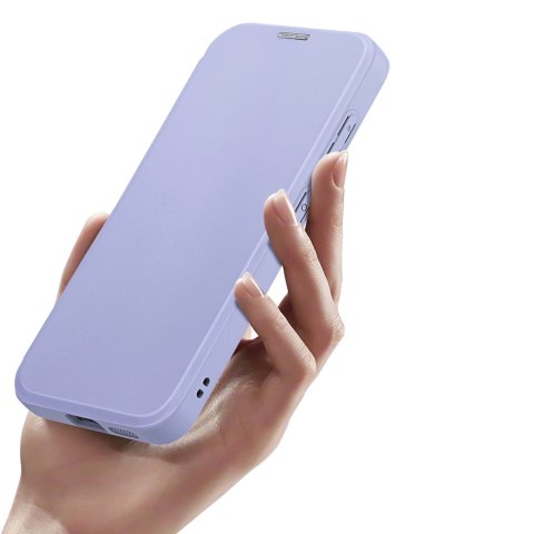 Etui Dux Ducis Skin X Pro na Samsung Galaxy S24 z MagSafe, klapką i podstawką - fioletowe Etui Dux Ducis Skin X Pro na Samsung Galaxy S24 z MagSafe, klapką i podstawką - fioletowe