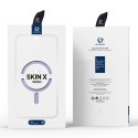 Etui Dux Ducis Skin X Pro na Samsung Galaxy S24 z MagSafe, klapką i podstawką - fioletowe