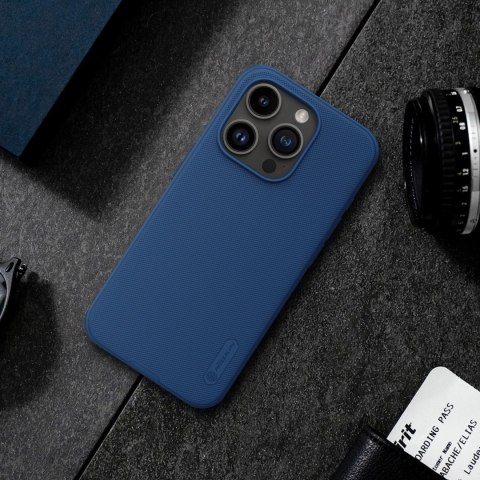 Etui Nillkin Super Frosted Shield Pro Magnetic Case na iPhone 15 Pro Max - czarne Etui Nillkin Super Frosted Shield Pro Magnetic Case na iPhone 15 Pro Max - czarne