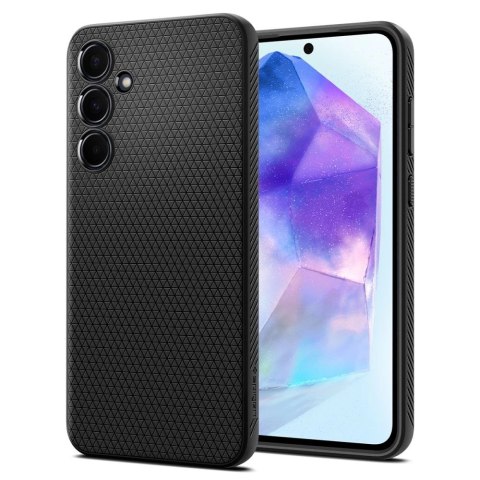 Etui Spigen Liquid Air na Samsung Galaxy A55 5G - czarny mat Etui Spigen Liquid Air na Samsung Galaxy A55 5G - czarny mat