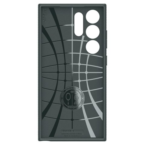 Etui Spigen Liquid Air na Samsung Galaxy S24 Ultra - ciemnozielone Etui Spigen Liquid Air na Samsung Galaxy S24 Ultra - ciemnozielone