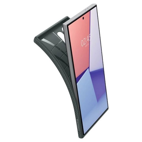 Etui Spigen Liquid Air na Samsung Galaxy S24 Ultra - ciemnozielone Etui Spigen Liquid Air na Samsung Galaxy S24 Ultra - ciemnozielone