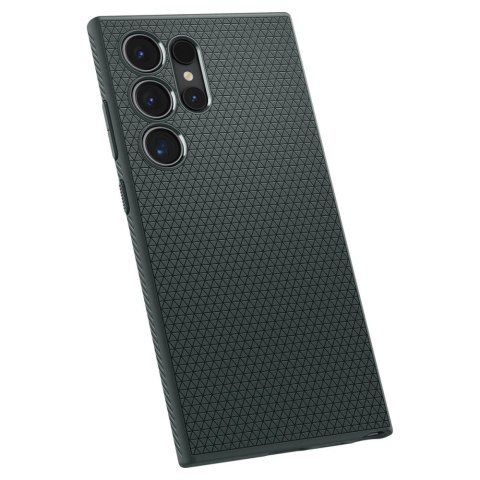 Etui Spigen Liquid Air na Samsung Galaxy S24 Ultra - ciemnozielone Etui Spigen Liquid Air na Samsung Galaxy S24 Ultra - ciemnozielone