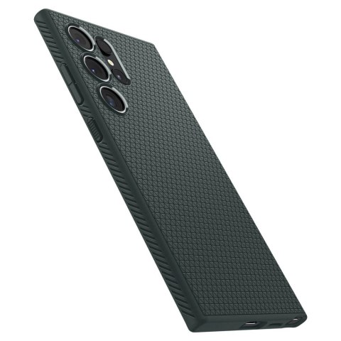 Etui Spigen Liquid Air na Samsung Galaxy S24 Ultra - ciemnozielone Etui Spigen Liquid Air na Samsung Galaxy S24 Ultra - ciemnozielone