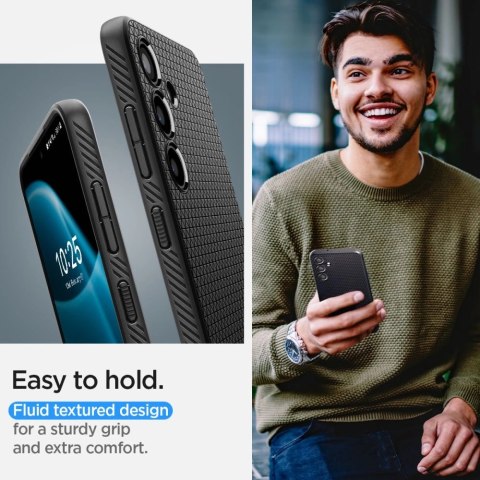 Etui Spigen Liquid Air na Samsung Galaxy S24+ - czarny mat Etui Spigen Liquid Air na Samsung Galaxy S24+ - czarny mat