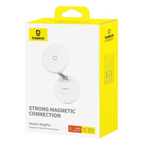 Uchwyt magnetyczny składany Baseus MagPro do telefonu - biały Uchwyt magnetyczny składany Baseus MagPro do telefonu - biały