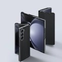 Etui Dux Ducis Brill skórzane na Samsung Galaxy Z Fold 6 z klapką i kieszonką na kartę - czarne