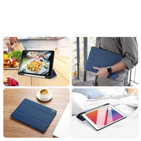 Etui Dux Ducis Domo z klapką i smart sleep na iPad 7 / 8 / 9 10.2'' - niebieskie Etui Dux Ducis Domo z klapką i smart sleep na iPad 7 / 8 / 9 10.2'' - niebieskie