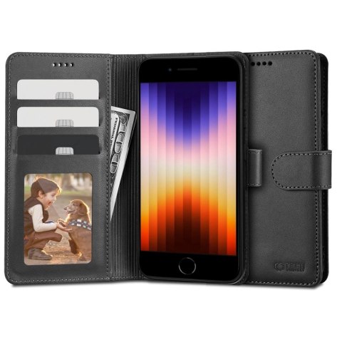 Etui Tech-Protect Wallet na iPhone 7 / 8 / SE 2020 / 2022 - czarne Etui Tech-Protect Wallet na iPhone 7 / 8 / SE 2020 / 2022 - czarne