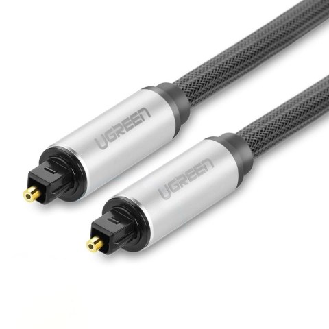 Kabel Ugreen AV108 10540 optyczny Toslink/SPDIF 2m - szary Kabel Ugreen AV108 10540 optyczny Toslink/SPDIF 2m - szary