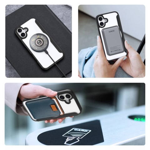 Etui Dux Ducis Skin X Pro na iPhone 16 z MagSafe i klapką - czarne Etui Dux Ducis Skin X Pro na iPhone 16 z MagSafe i klapką - czarne