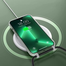 Etui Tech-Protect FlexAir Chain z MagSafe na iPhone 15 Pro - czarno-beżowe