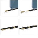 Etui Tech-Protect FlexAir Chain z MagSafe na iPhone 15 - czarno-beżowe