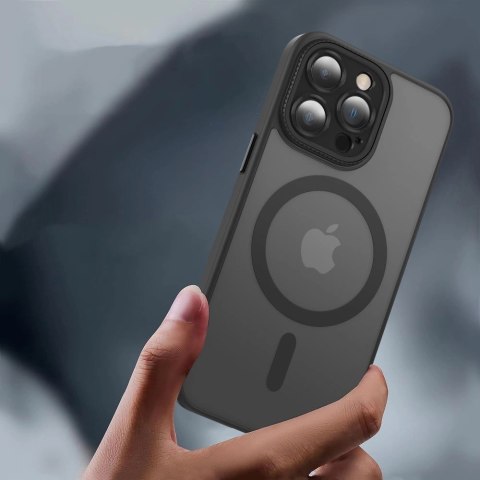Etui Tech-Protect MagMat Cam+ MagSafe na iPhone 15 - czarny mat Etui Tech-Protect MagMat Cam+ MagSafe na iPhone 15 - czarny mat
