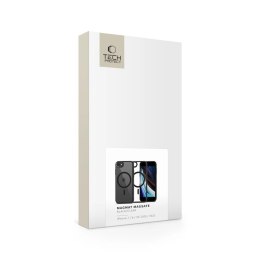 Etui Tech-Protect MagMat MagSafe na iPhone 7 / 8 / SE 2020 / 2022 - przezroczysto-czarny