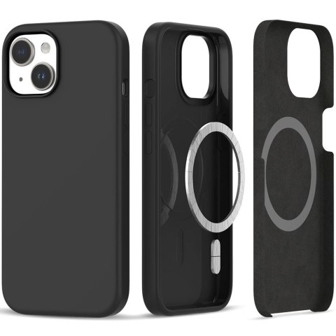 Etui Tech-Protect Silicone MagSafe na iPhone 15 - czarny mat Etui Tech-Protect Silicone MagSafe na iPhone 15 - czarny mat