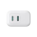 Ładowarka Joyroom JR-TCF12 sieciowa 2x USB-C 20W PD / QC 3.0 - biała