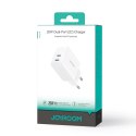 Ładowarka Joyroom JR-TCF12 sieciowa 2x USB-C 20W PD / QC 3.0 - biała