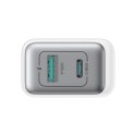 Ładowarka Joyroom JR-TCF15 sieciowa USB-C / USB-A 30W - biała