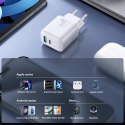 Ładowarka Joyroom JR-TCF21 sieciowa USB-C / USB-A 20W PD / QC 3.0 - biała