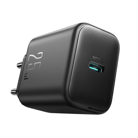 Ładowarka Joyroom JR-TCF23 sieciowa USB-C 25W SFC / PPS / PD - czarna + kabel USB-C / USB-C 1m Ładowarka Joyroom JR-TCF23 sieciowa USB-C 25W SFC / PPS / PD - czarna + kabel USB-C / USB-C 1m