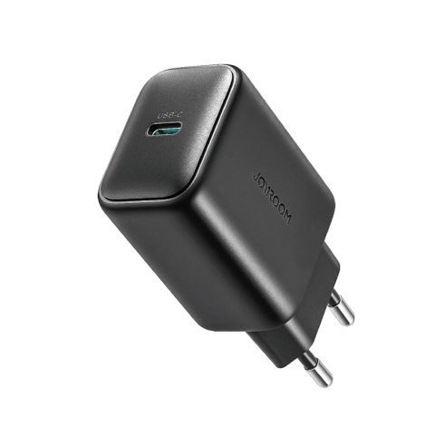 Ładowarka Joyroom JR-TCF23 sieciowa USB-C 25W SFC / PPS / PD - czarna + kabel USB-C / USB-C 1m Ładowarka Joyroom JR-TCF23 sieciowa USB-C 25W SFC / PPS / PD - czarna + kabel USB-C / USB-C 1m