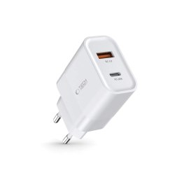 Ładowarka Tech-Protect C30W sieciowa USB-C PD 30W / USB-A QC 3.0 - biała