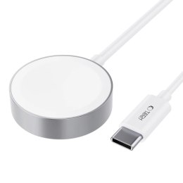 Ładowarka Tech-Protect UltraBoost indukcyjna magnetyczna ze złączem USB-C do Apple Watch 1.2m - biała