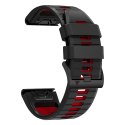 Pasek Tech-Protect IconBand Pro na Garmin Fenix 3 / 5X / 3HR / 5X Plus / 6X / 6X Pro / 7X - czarno-czerwony