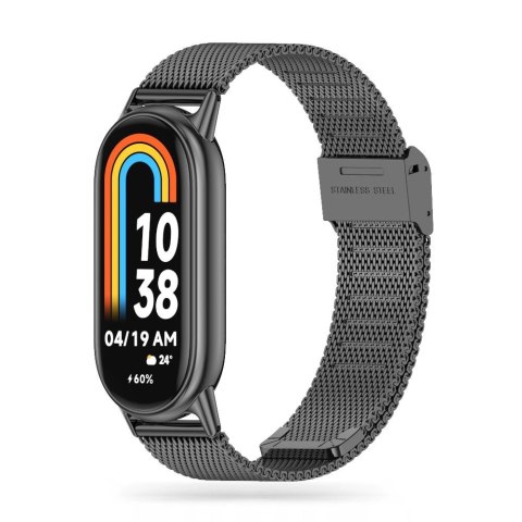 Pasek Tech-Protect MilaneseBand na Xiaomi Smart Band 8 / 8 NFC - czarny Pasek Tech-Protect MilaneseBand na Xiaomi Smart Band 8 / 8 NFC - czarny