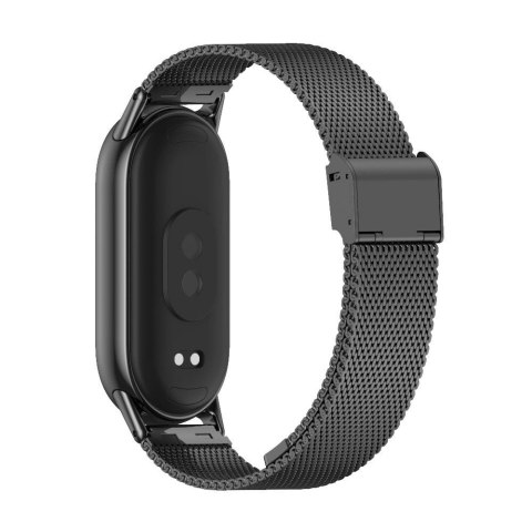 Pasek Tech-Protect MilaneseBand na Xiaomi Smart Band 8 / 8 NFC - czarny Pasek Tech-Protect MilaneseBand na Xiaomi Smart Band 8 / 8 NFC - czarny