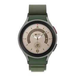 Pasek Tech-Protect Nylon Pro na Samsung Galaxy Watch 4 / 5 / 5 Pro / 6 / 7 / FE - ciemnozielony