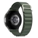 Pasek Tech-Protect Nylon Pro na Samsung Galaxy Watch 4 / 5 / 5 Pro / 6 / 7 / FE - ciemnozielony