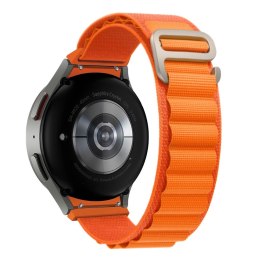 Pasek Tech-Protect Nylon Pro na Samsung Galaxy Watch 4 / 5 / 5 Pro / 6 / 7 / FE - pomarańczowy